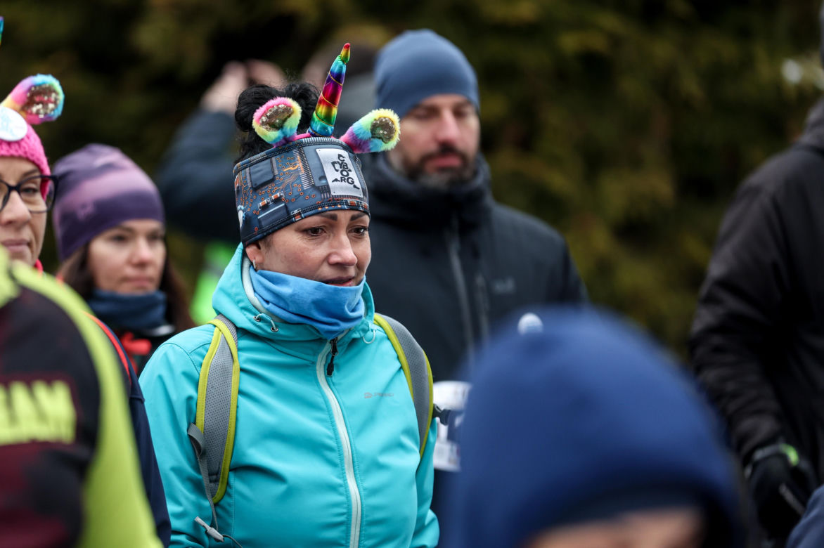 Wystrzał startera zamiast szampana. Tłumy powitały Nowy Rok na XX Śląskim Maratonie Noworocznym Cyborg