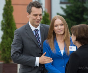 Na dobre i na złe odc. 532. Wiktoria Consalida (Katarzyna Dąbrowska), Andrzej Falkowicz (Michał Żebrowski)