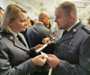 Białystok. Spotkanie wigilijne policjantów
