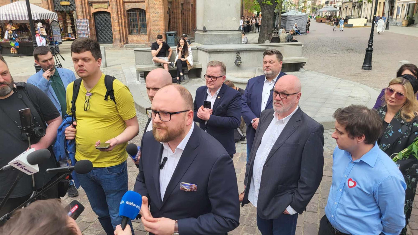 Paweł Gulewski wygranym pierwszej tury wyborów w Toruniu