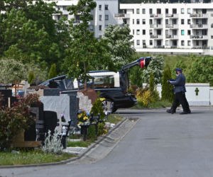 Pogrzeb policjanta, który zginął w wyniku wypadku w Gdyni