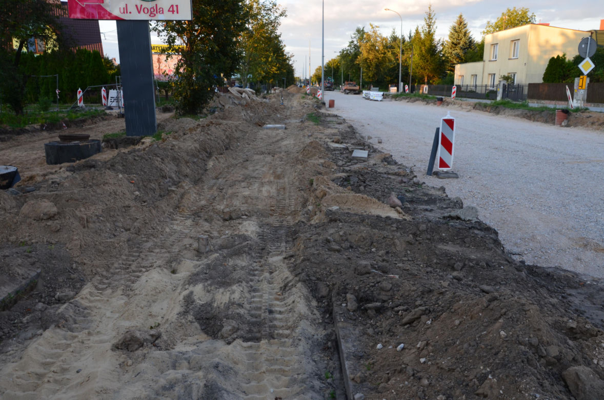 Pod koniec września ma zostać przywrócona przejezdność na remontowanym odcinku ulicy Partyzantów w Siedlcach