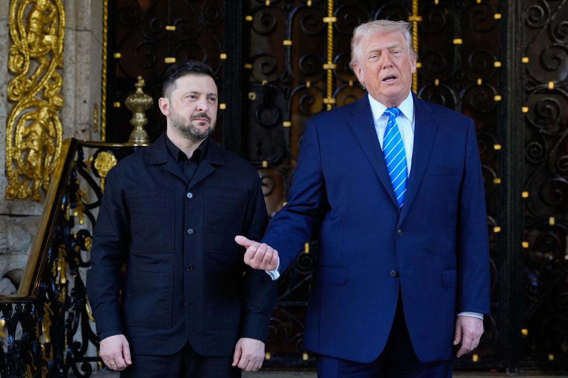 Wołodymyr Zełenski i Donald Trump