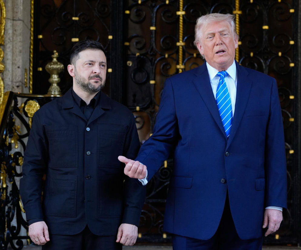 Wołodymyr Zełenski i Donald Trump