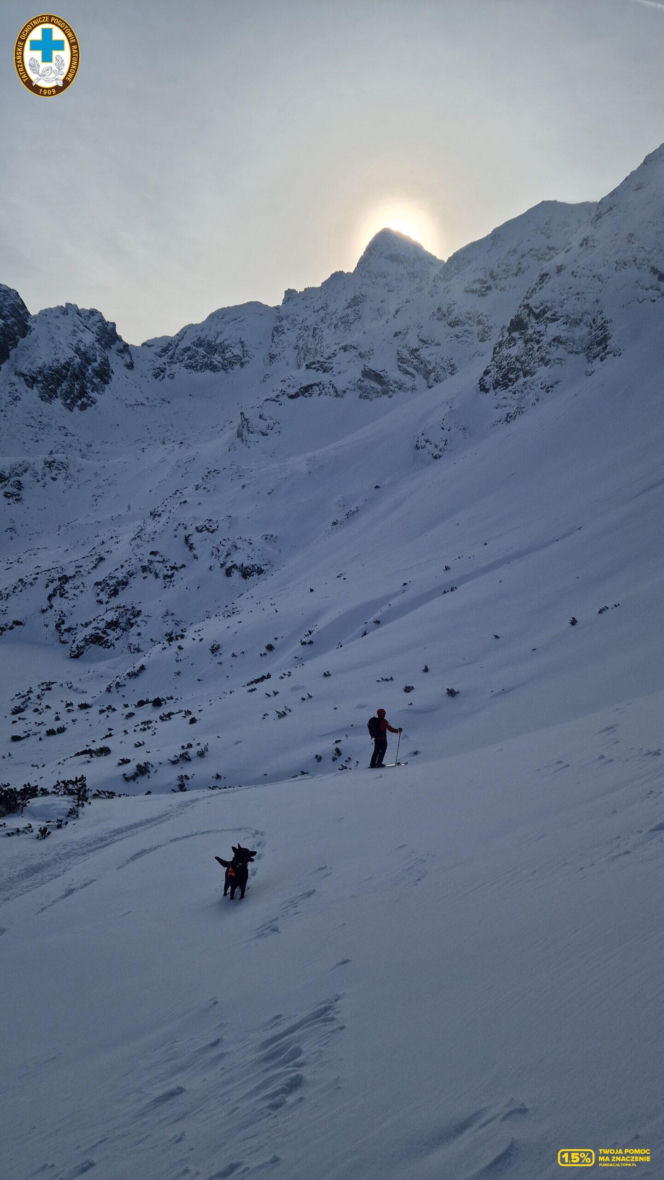 Poszukiwania turysty w Tatrach