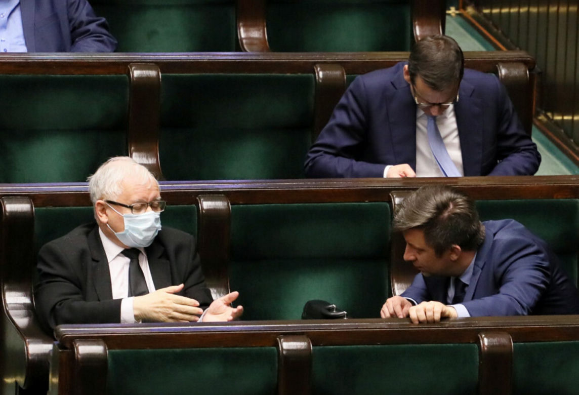 Jarosław Kaczyński, Mateusz Morawiecki, Michał Dworczyk