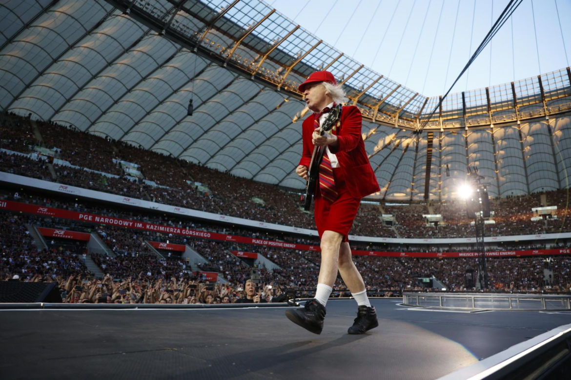 Koncert AC/DC w Warszawie (4.07.2025) - część druga. Organizatorem koncertu jest Live Nation