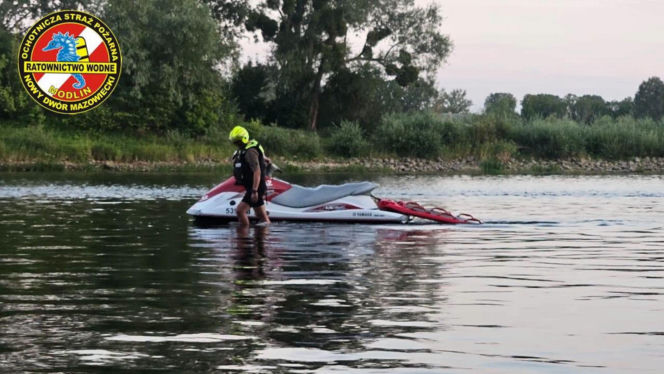 Zwłoki w Wiśle przy ujściu Narwi