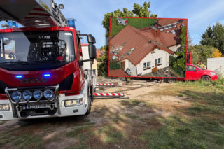 Pożar w domu opieki. Syn właścicieli rzucił się na ratunek. Finał jest tragiczny