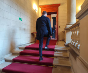 Pierwszy dzień w pracy nowego prezydenta Krakowa Łukasza Gibały