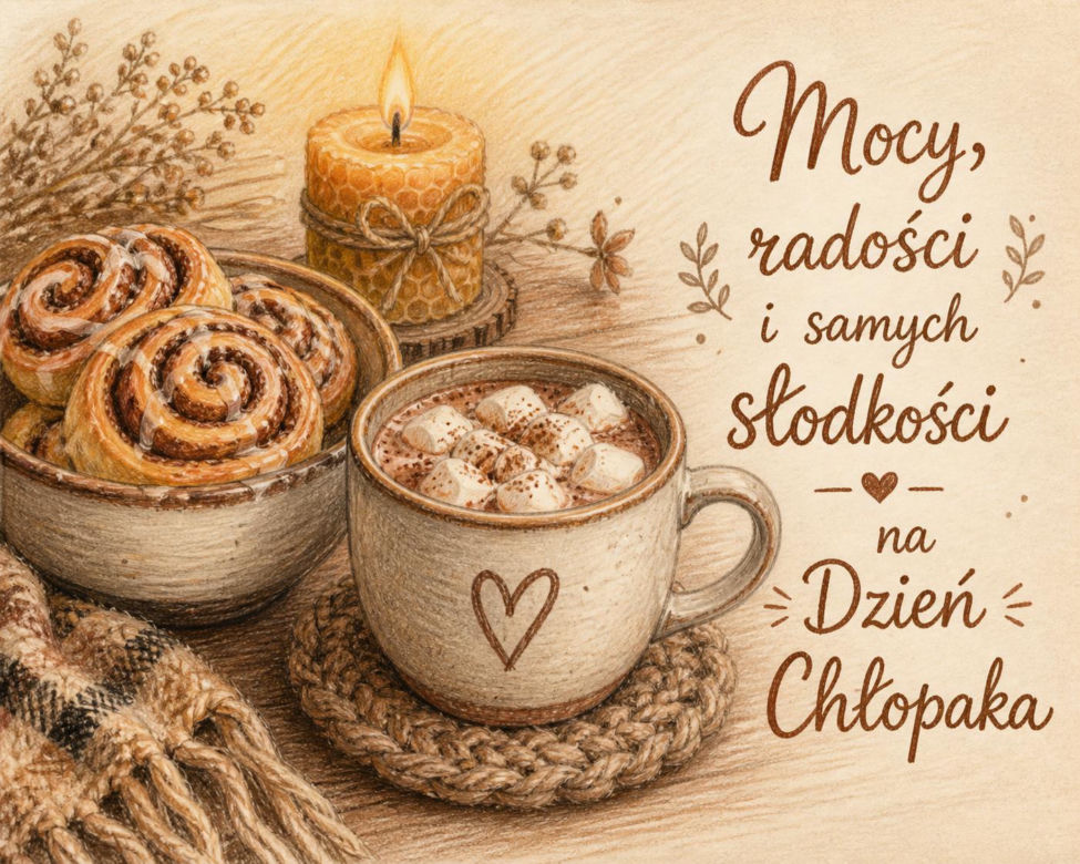 Kartka z życzeniami na Dzień Chłopaka