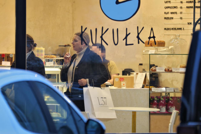 Małgorzata Ostrowska-Królikowska na zakupach