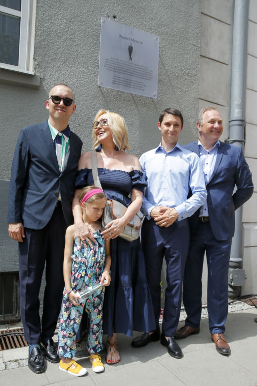 Rodzina Młynarskich jest szczęśliwa z upamiętnienia osłynnego ojca