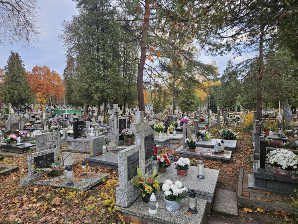 "Wzgórze Anielskie" na Cmentarzu Farnym w Białymstoku