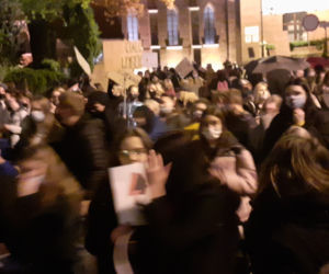 Protest w Iławie - Prawo kobiet do aborcji