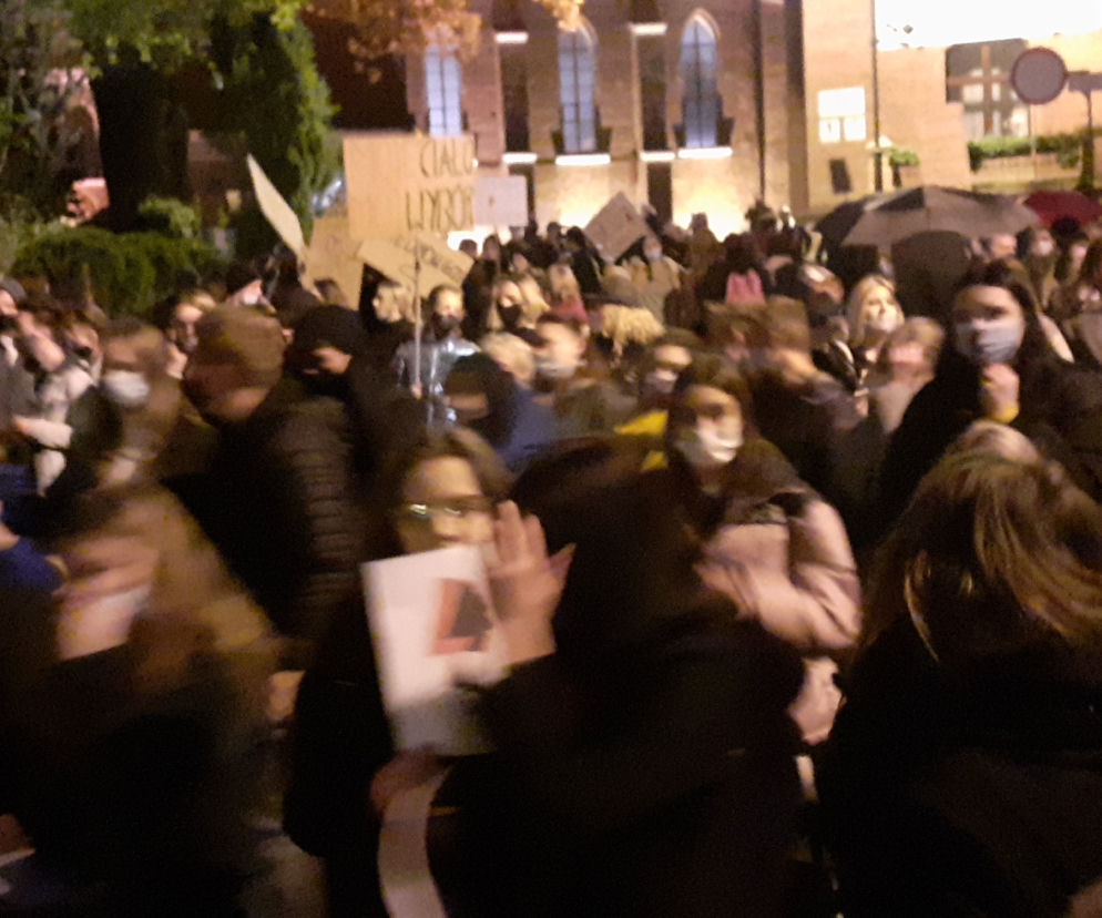 Protest w Iławie - Prawo kobiet do aborcji