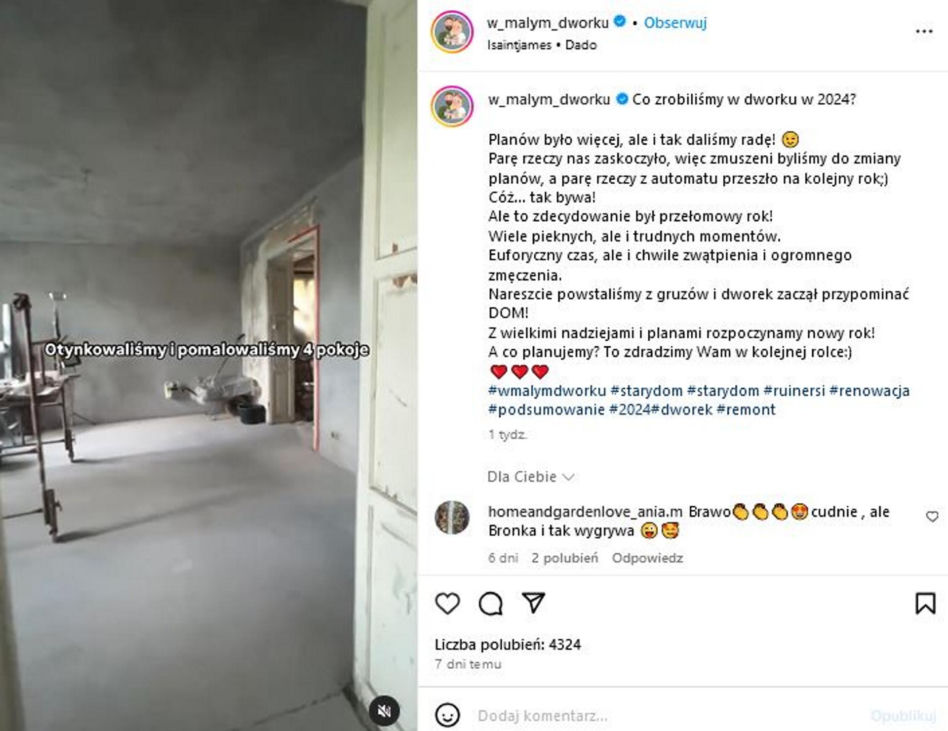 Justyna Ducka remontuje 100-letni dwór