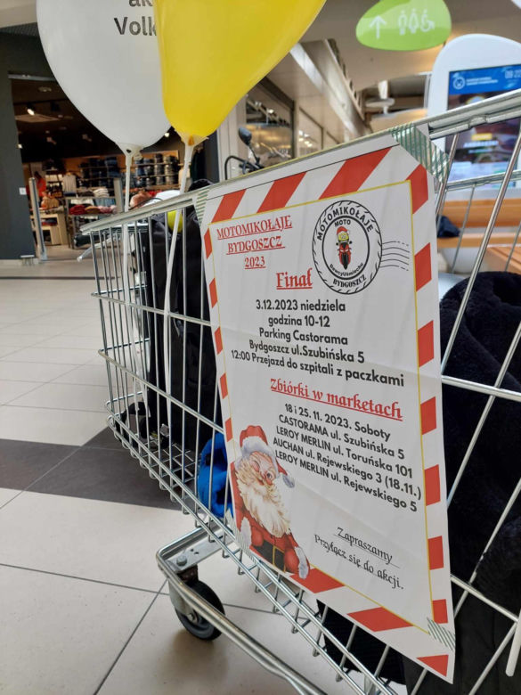 Motomikołaje Bydgoszcz w akcji! Chcą umilić święta dzięciom z bydgoskich szpitali [ZDJĘCIA]