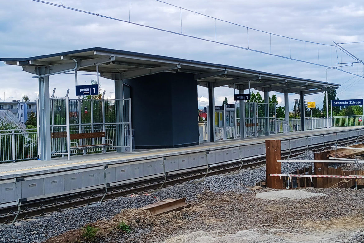 Przebudowa przystanku Szczecin Zdroje