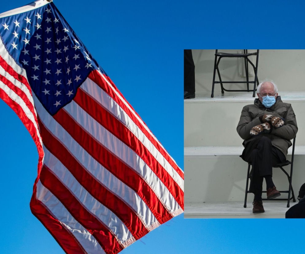 Zaprzysiężenie Joe Bidena: show skradł senator Bernie Sanders. Wszystko dzięki... rękawiczkom