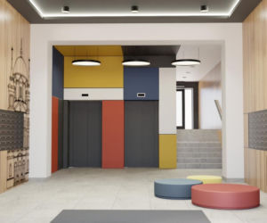 165 mieszkań w budynku w kształcie litery U. Finał inwestycji w Łodzi