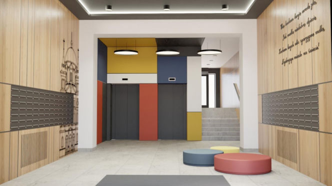 165 mieszkań w budynku w kształcie litery U. Finał inwestycji w Łodzi