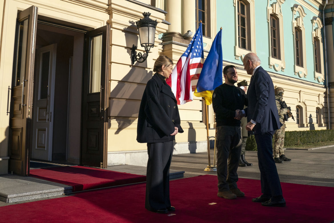 Przemówienie prezydenta Joe Bidena w Kijowie
