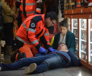 Pierwsza miłość. Kinga (Aleksandra Zienkiewicz), Artur (Łukasz Płoszajski)