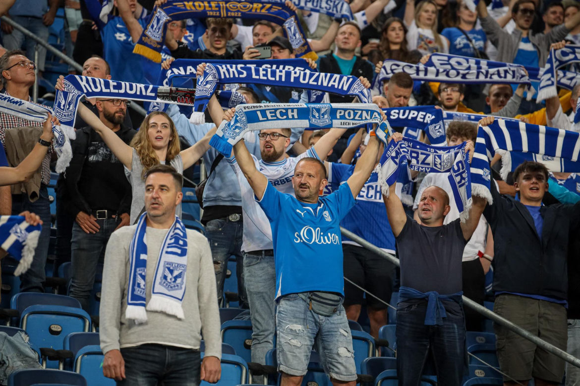 Lech Poznań - Raków Częstochowa. Ponad 20 tysięcy kibiców cieszyło się ze zwycięstwa nad mistrzem Polski