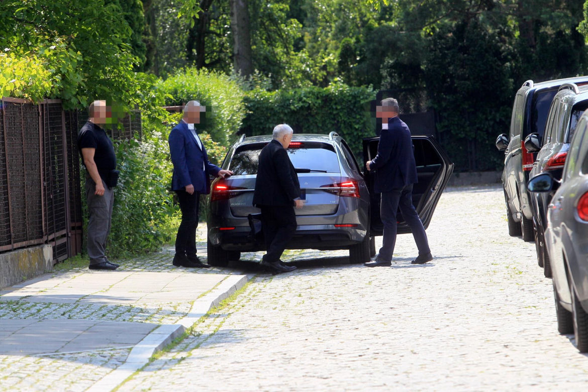 Tak Kaczyński zaczął urodzinowy dzień