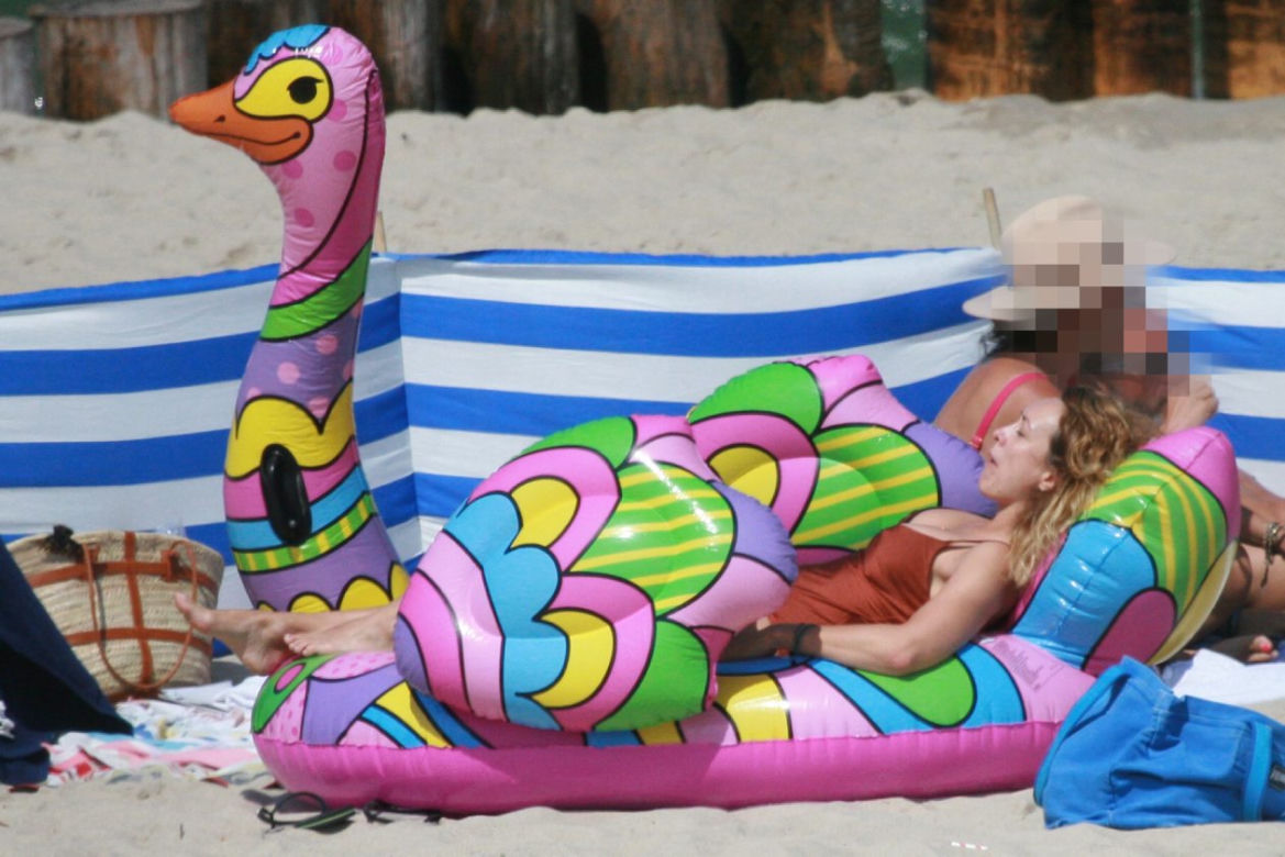 Anna Kalczyńska na plaży w Chałupach