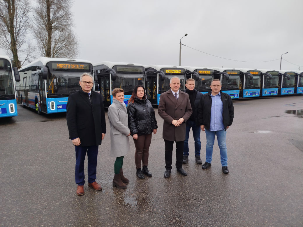 Nowe chińskie autobusy elektryczne marki Yutong w Siedlcach