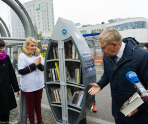Białystok. Białostockie Śledzie Książkowe - miejskie regały na książki