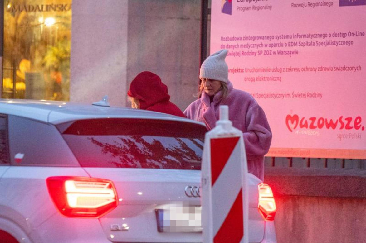 Grażyna Szapołowska w  szpitalu
