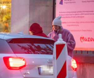 Grażyna Szapołowska w  szpitalu