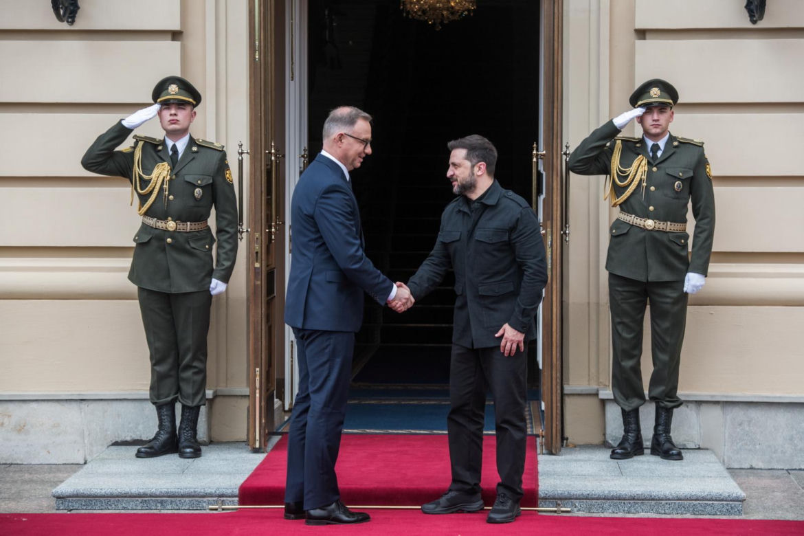 Wołodymyr Zełenski odznaczył Andrzeja Dudę Orderem Wolności. „Za wybitne zasługi”