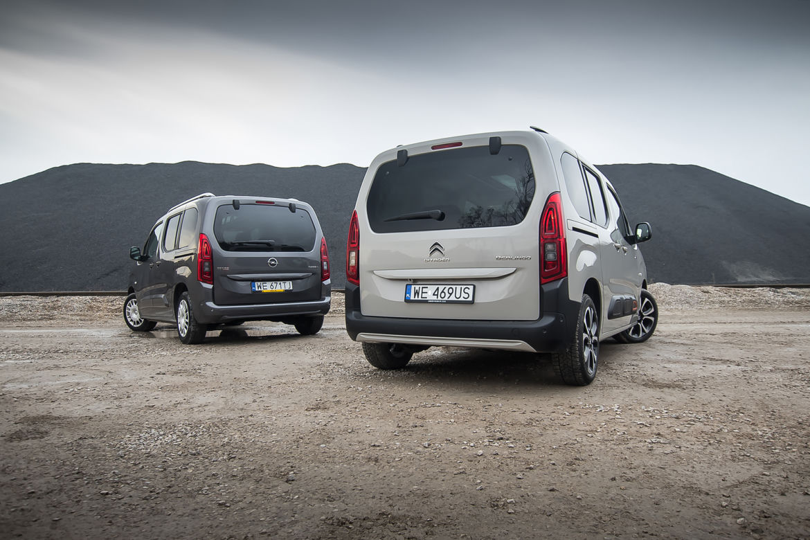 Citroen Berlingo Shine 1.5 BlueHDI 130 KM 6MT vs. Opel Combo Life Elite 1.5D 130 KM 6MT