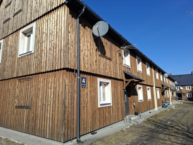 Drewniane osiedle w Sędziszowie