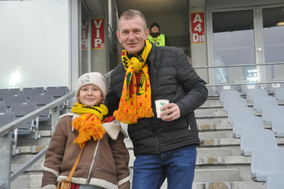 Kibice na meczu Korona Kielce - Górnik Zabrze. 1.12.2024