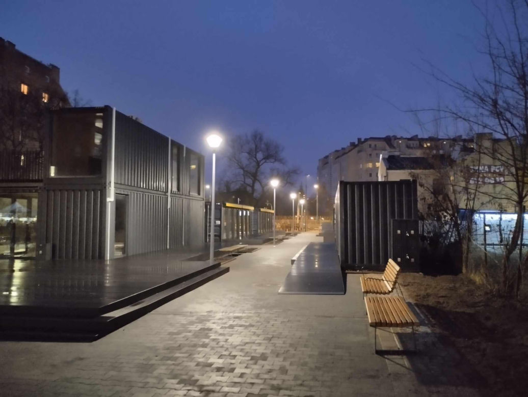 Centrum Lokalne Kamionek w Warszawie w miejscu dawnego bazaru Rogatka
