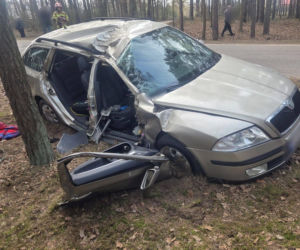 Wypadek w okolicach miejscowości Popielżyn-Zawady (31.03.2026)
