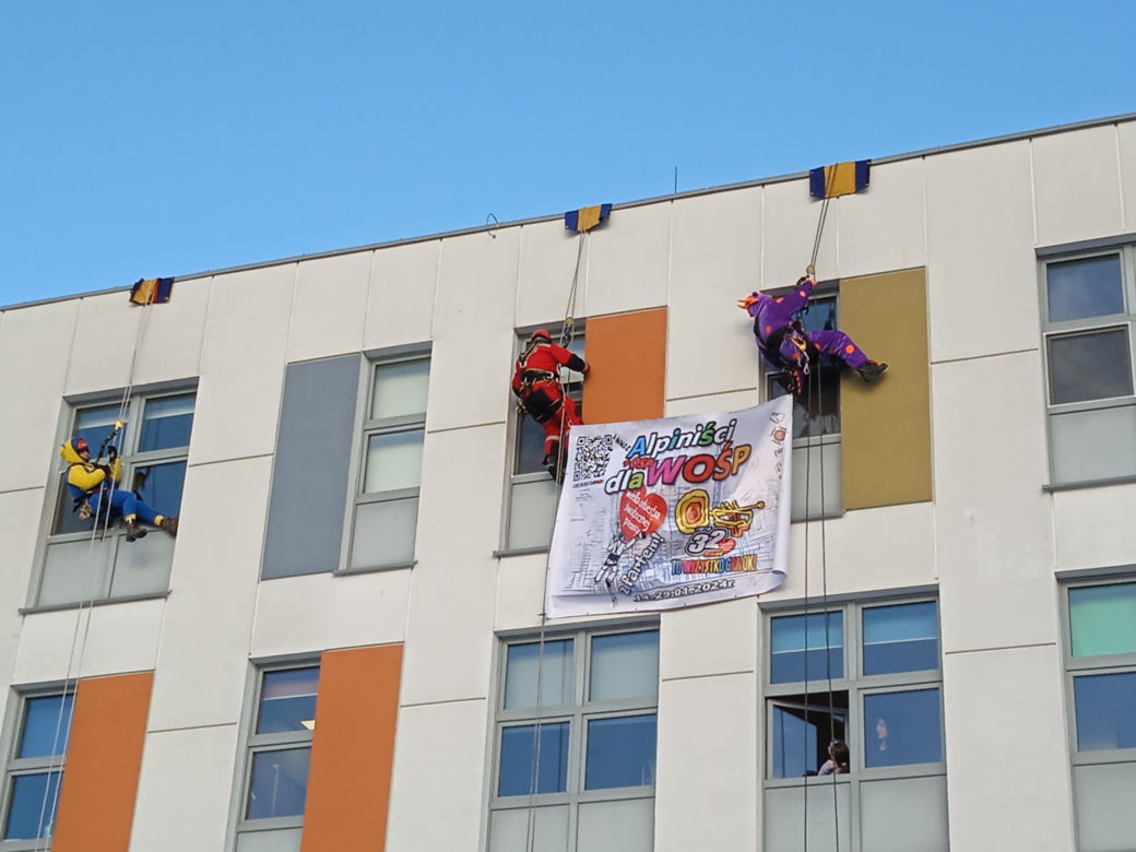 Alpiniści dla WOŚP. Olsztyn 2024