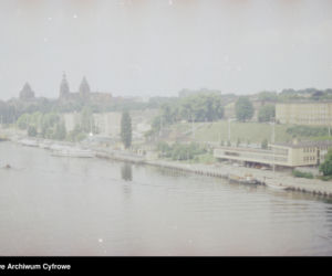 Szczecin z lotu ptaka w latach 80. XX wieku