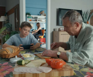 Barwy szczęścia, odcinek 3281. Ksawery (Bartosz Gruchot), Kasia (Katarzyna Glinka), Czesław (Marian Jaskulski)