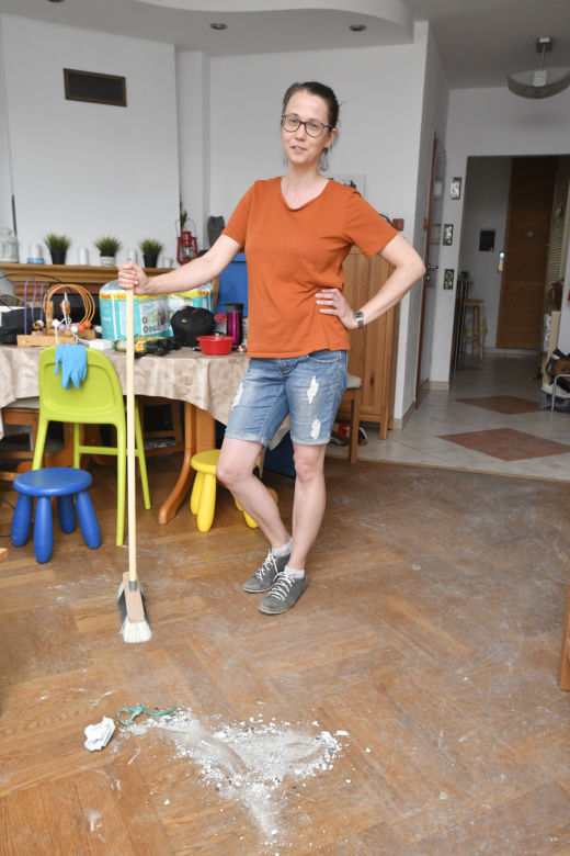 Piorun uderzył w blok i zniszczył nam mieszkania
