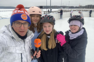 Lodowisko w Centrum Rekreacyjno-Sportowym Ukiel