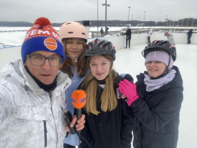 Lodowisko w Centrum Rekreacyjno-Sportowym Ukiel