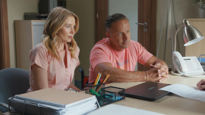 Barwy szczęścia odc. 3272. Dominika (Karolina Chapko), Sebastian (Marek Krupski)