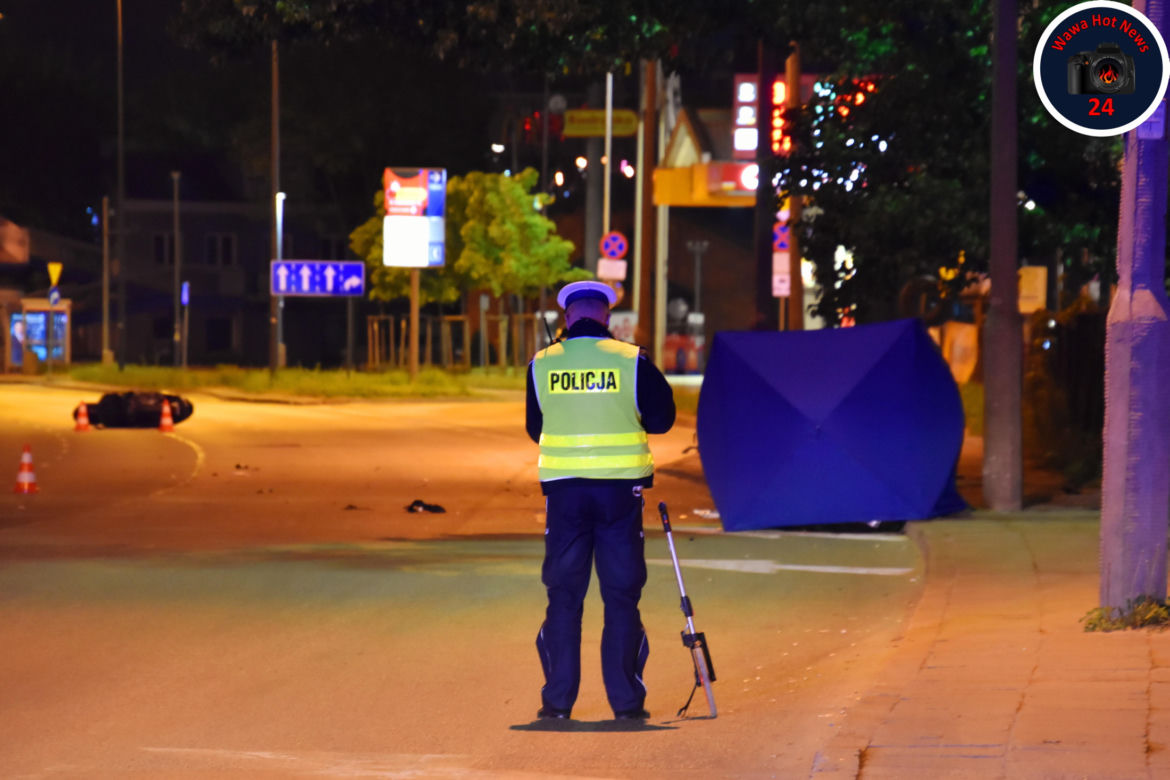 Śmiertelny wypadek na Radzymińskiej. Motocyklista nie miał szans na przeżycie