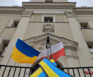 Manifestacja na leszczyńskim rynku